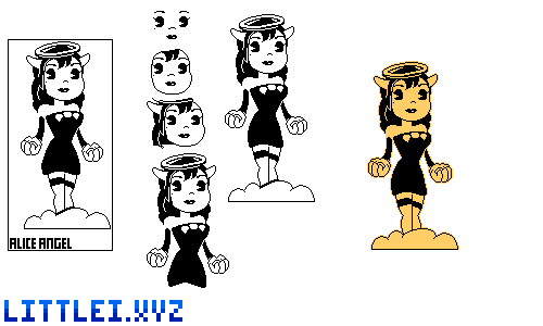 Alice angel WIP pixel art
